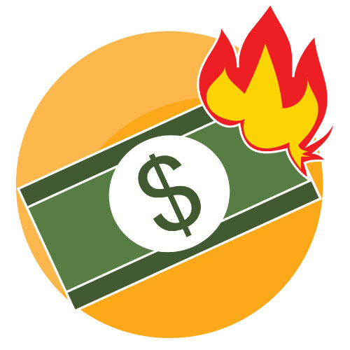 giving-generously-money-burn